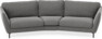 Madison - 3-sits soffa svängd, 90 cm - Grå
