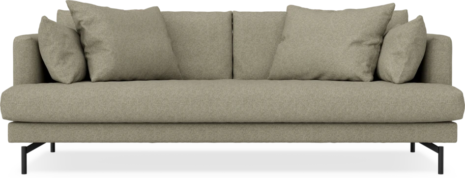 Harper - 3-sits soffa, hel dyna - Beige