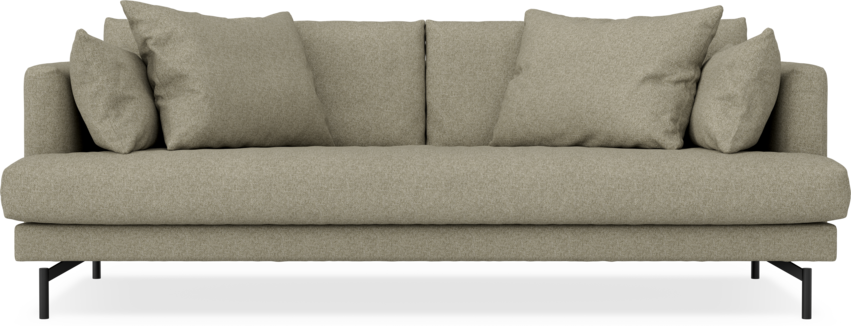 Harper - 3-sits soffa, hel dyna - Beige