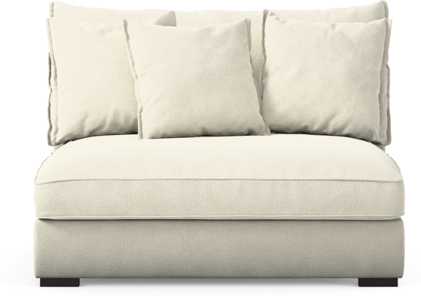 Rossi - 2-sits utan armstöd - Vit