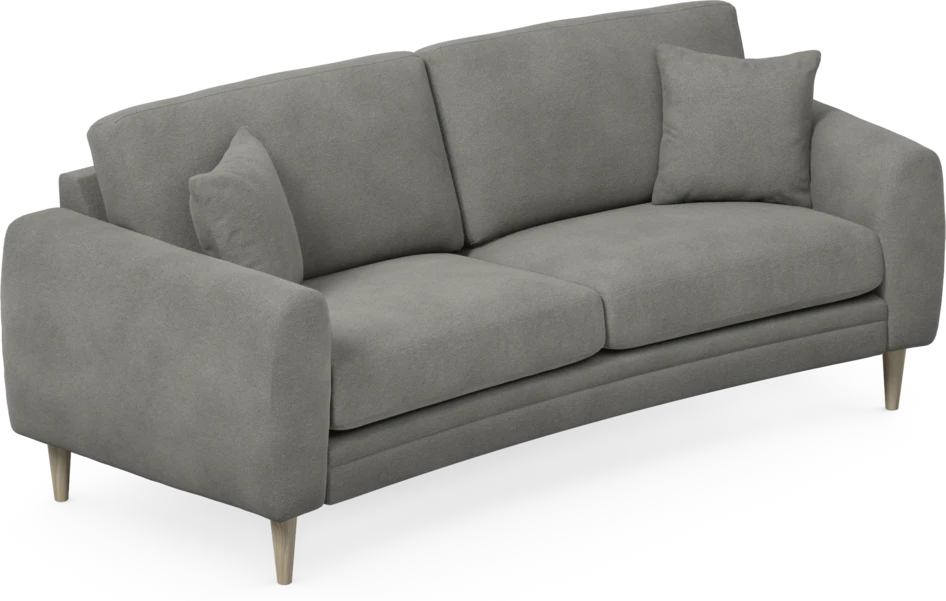 Eden - 2,5-sits soffa svängd - Grå