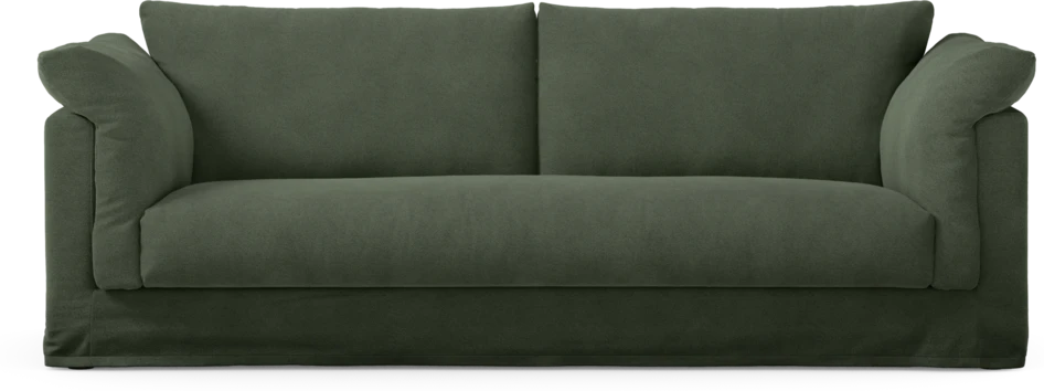 Cherrie Klädsel - Klädsel till 3-sits soffa, hel dyna - Grön