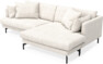 Harper - 4-sits med schäslong XL höger - Vit