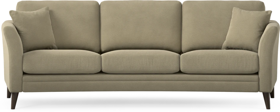 Eden - 3-sits soffa svängd - Beige