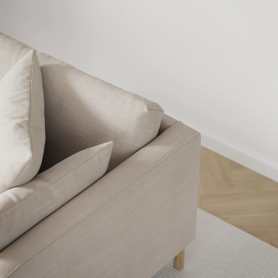 Harper - 3-sits soffa - Beige