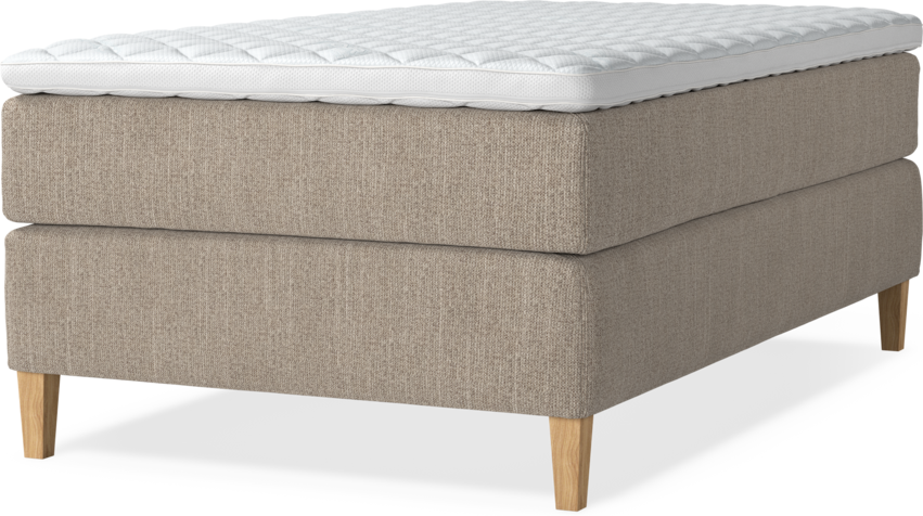 Delux Exclusive - Kontinentalsäng, enkelsäng 120 cm med bäddmadrass