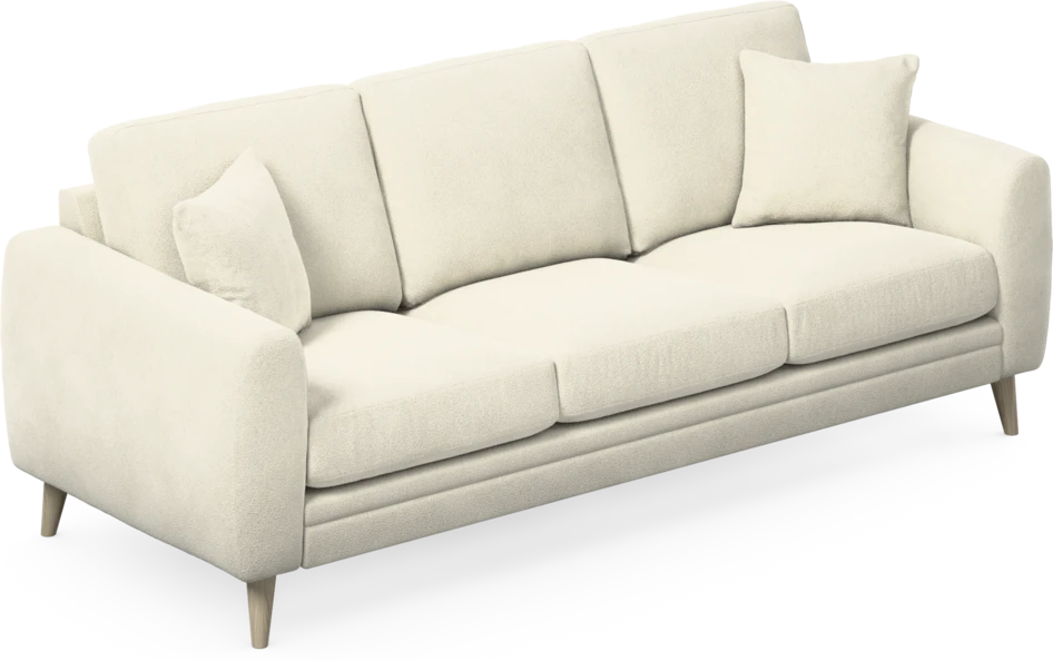 Eden - 3-sits soffa - Vit