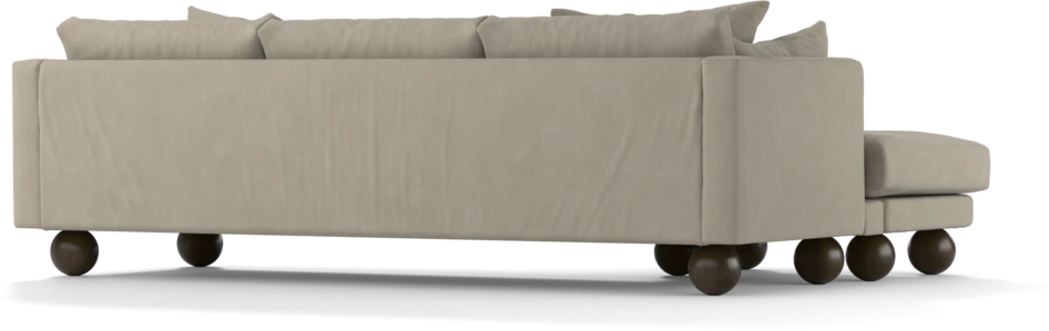 Harper - 4-sits med schäslong vänster - Beige