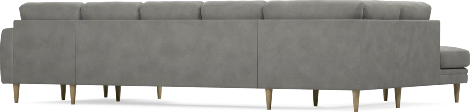 Eden - 3-sits soffa med divan vänster och schäslong höger - Grå
