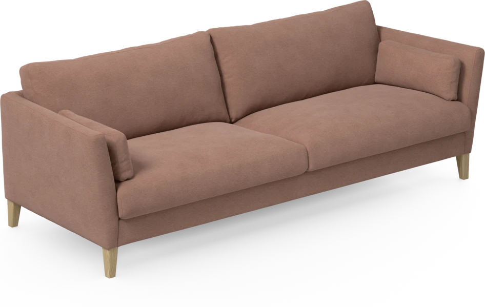 Winston - 4-sits soffa - Rosa