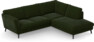 Madison Lux - 2-sits soffa med divan höger - Grön