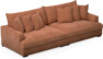 Rossi - 4-sits soffa - Gul