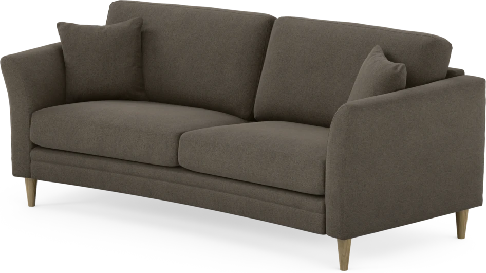 Eden - 2,5-sits soffa svängd - Brun