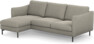 Madison Lux - 2-sits soffa med schäslong vänster - Grå