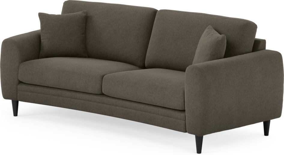 Eden - 2,5-sits soffa svängd - Brun