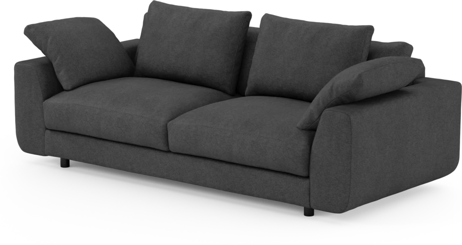 Amie - 3-sits soffa - Svart