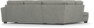Friday - 2,5-sits soffa med divan vänster - Grå