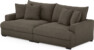 Rossi - 3-sits soffa - Brun