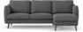 Madison Lux - 2-sits soffa med schäslong höger - Grå