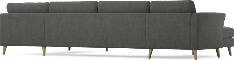 Bridge - 3-sits soffa med schäslong vänster och divan höger - Grå