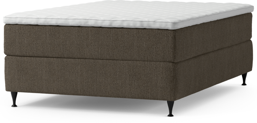 Delux Exclusive - Kontinentalsäng, enkelsäng 140 cm med bäddmadrass och sängben