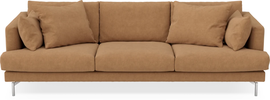 Harper - 4-sits soffa - Gul