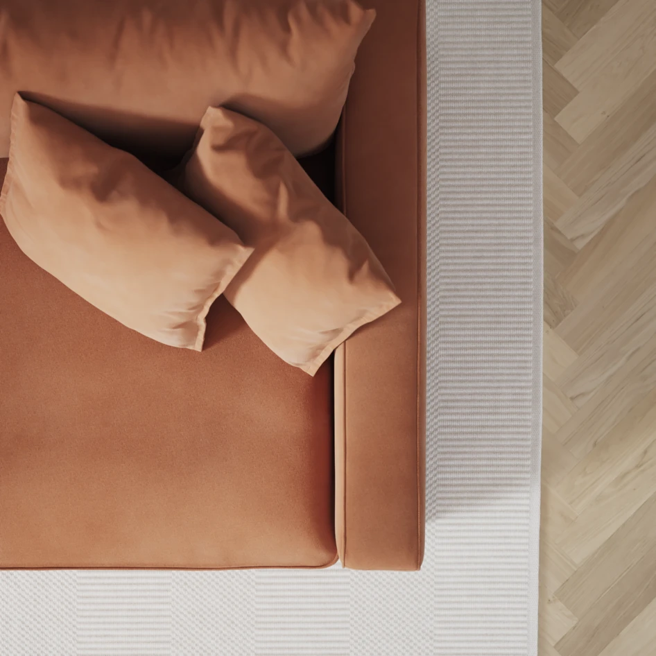 Rossi - 4-sits soffa - Orange