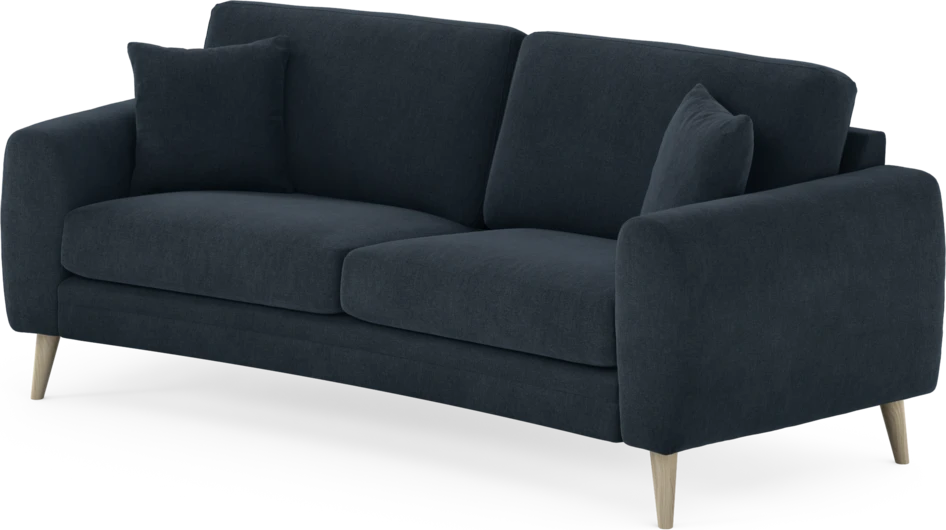 Eden - 2,5-sits soffa svängd - Blå