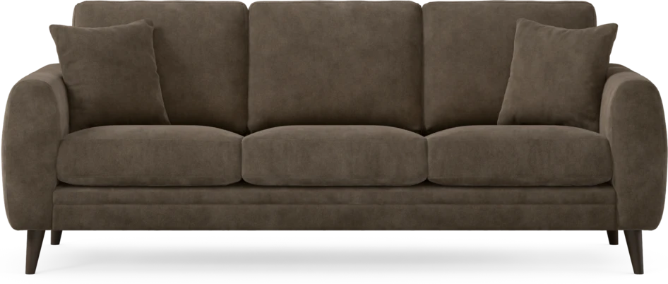 Eden - 3-sits soffa - Brun