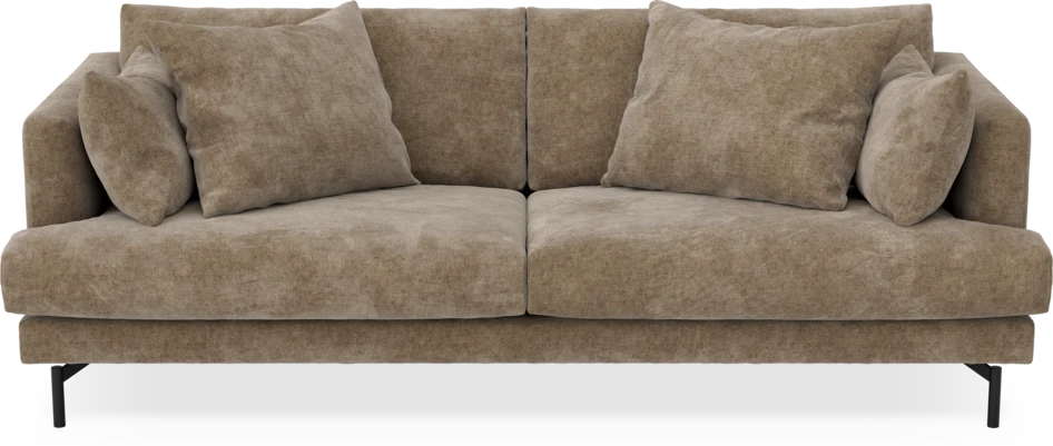 Harper - 3-sits soffa - Brun