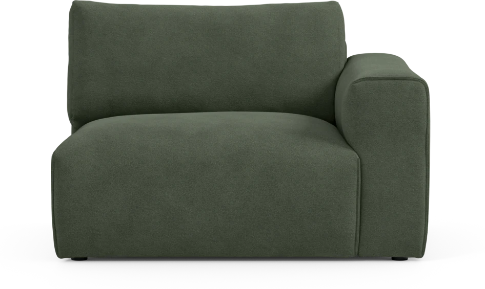 Free - 1,5-sits med armstöd höger - Grön