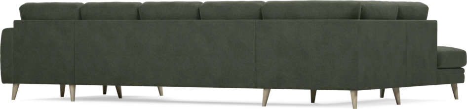 Eden - 3-sits soffa med divan vänster och schäslong höger - Grön