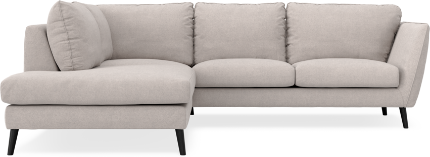 Madison - 2-sits soffa med divan vänster - Grå