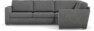 Friday - Hörnsoffa, 2,5+1,5-sits - Grå