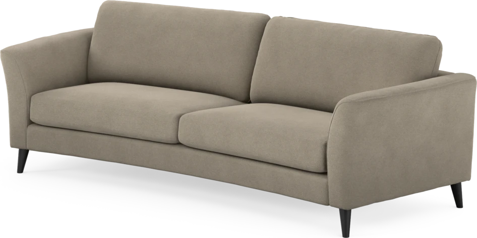 Bridge - 3-sits soffa svängd - Beige