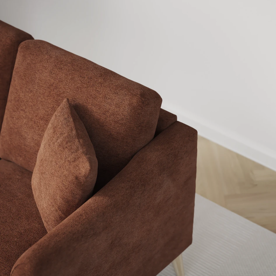 Eden - 2-sits soffa - Orange