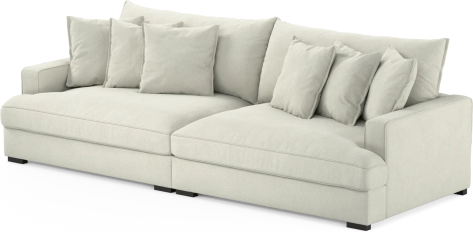 Rossi - 4-sits soffa - Vit