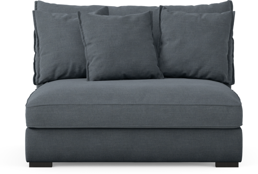 Rossi - 2-sits utan armstöd - Blå