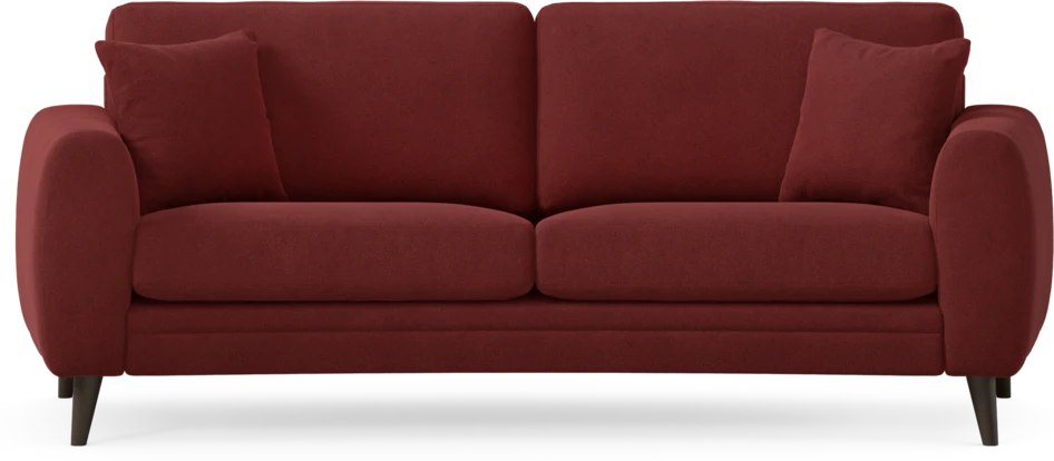 Eden - 2,5-sits soffa svängd - Röd