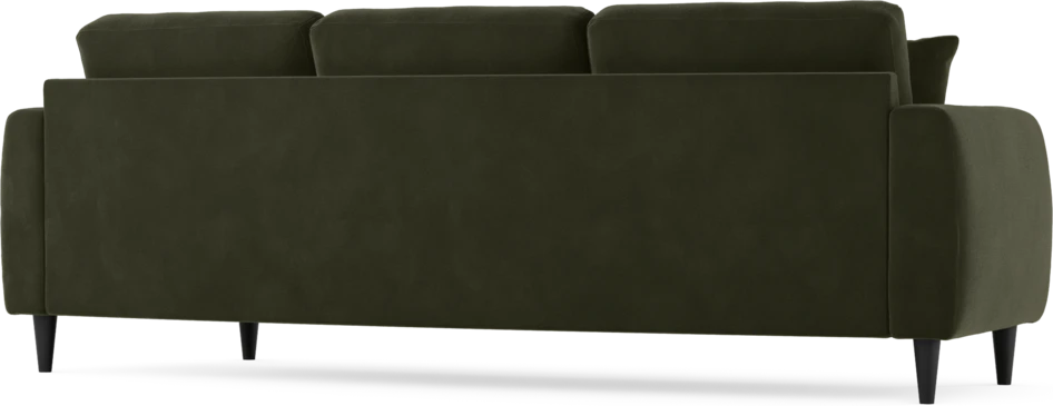 Eden - 3-sits soffa svängd - Grön