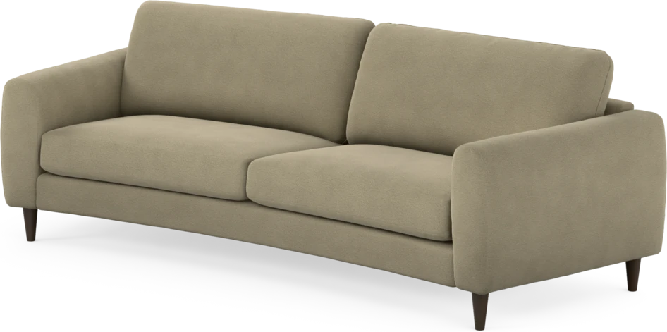 Bridge - 3-sits soffa svängd - Beige
