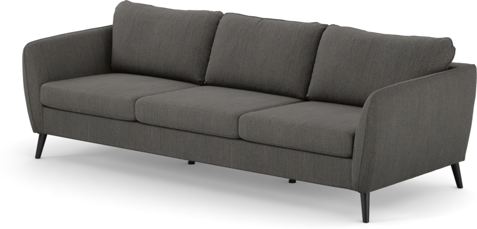 County - 3-sits soffa - Brun
