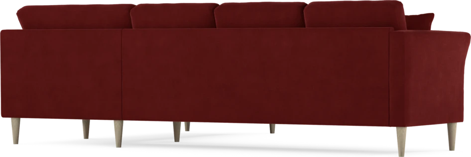 Eden - Hörnsoffa, 3+2-sits - Röd