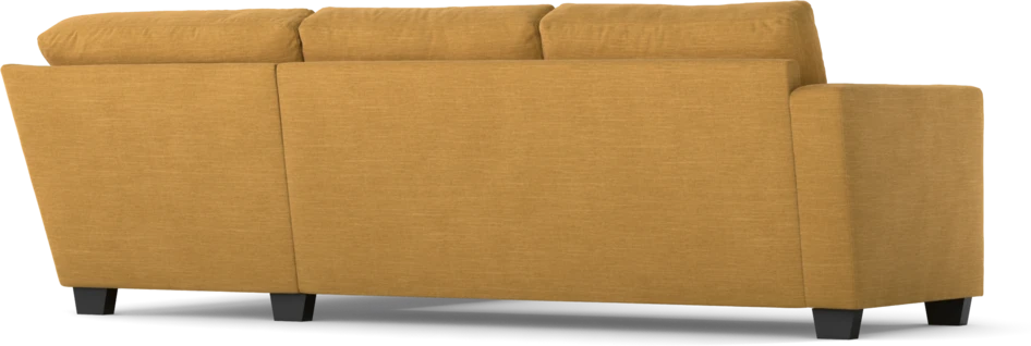 Friday - 2,5-sits soffa med divan höger - Gul