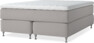 Delux Exclusive - Kontinentalsäng, dubbelsäng med bäddmadrass - Grå