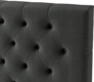 Delux Pikerad XL - Sänggavel, 90-210 cm - Grå