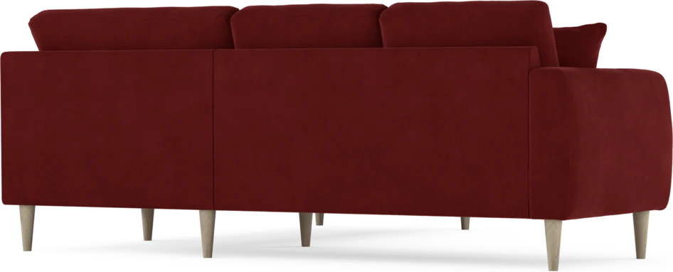 Eden - Hörnsoffa, 2+2-sits - Röd
