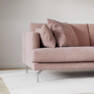 Harper - 4-sits med schäslong XL vänster - Rosa