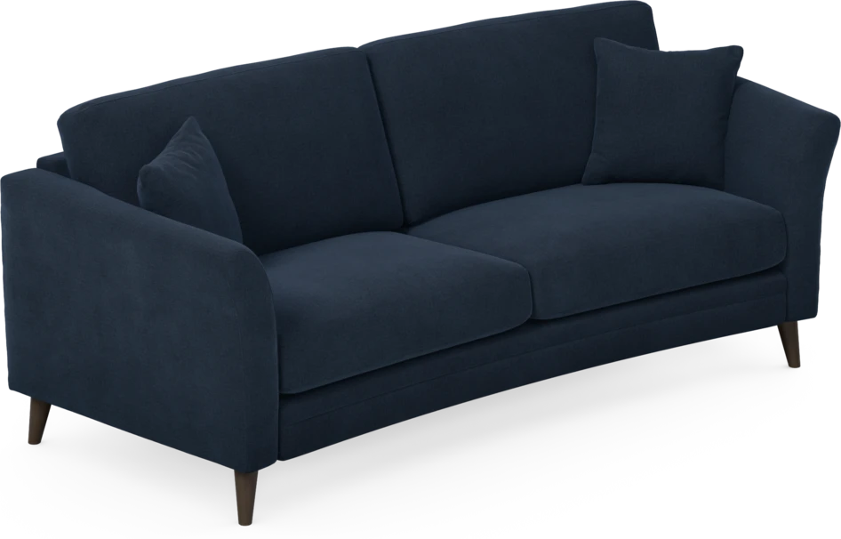 Eden - 2,5-sits soffa svängd - Blå