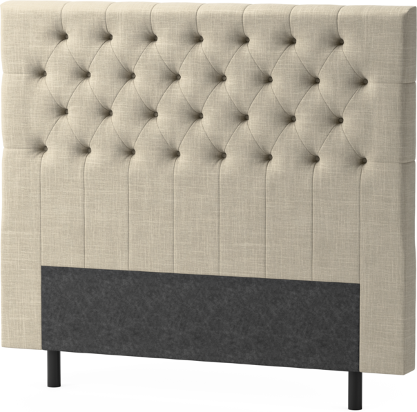 Delux Pikerad XL - Sänggavel, 90-210 cm - Beige